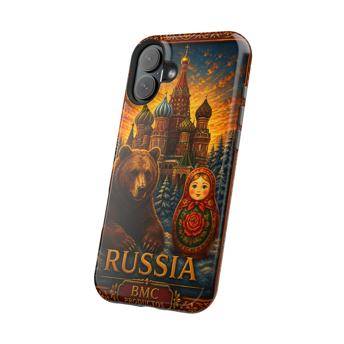 "Reinforced Magnetic Case Russia❄️ – Land of history, mystery, and grandeur"