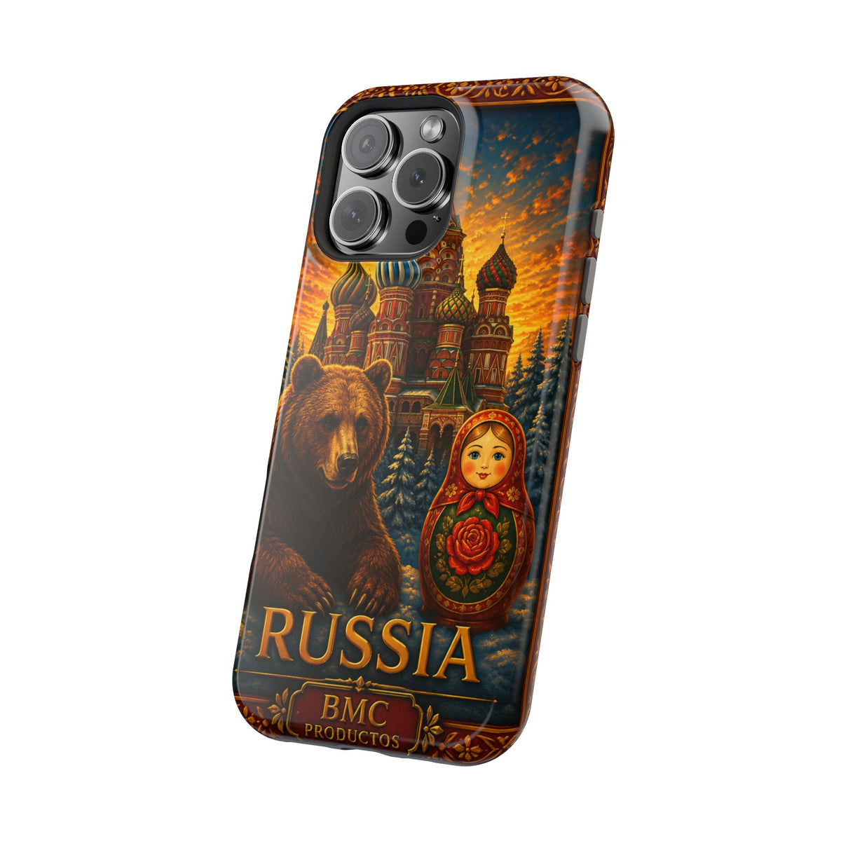 "Reinforced Magnetic Case Russia❄️ – Land of history, mystery, and grandeur"