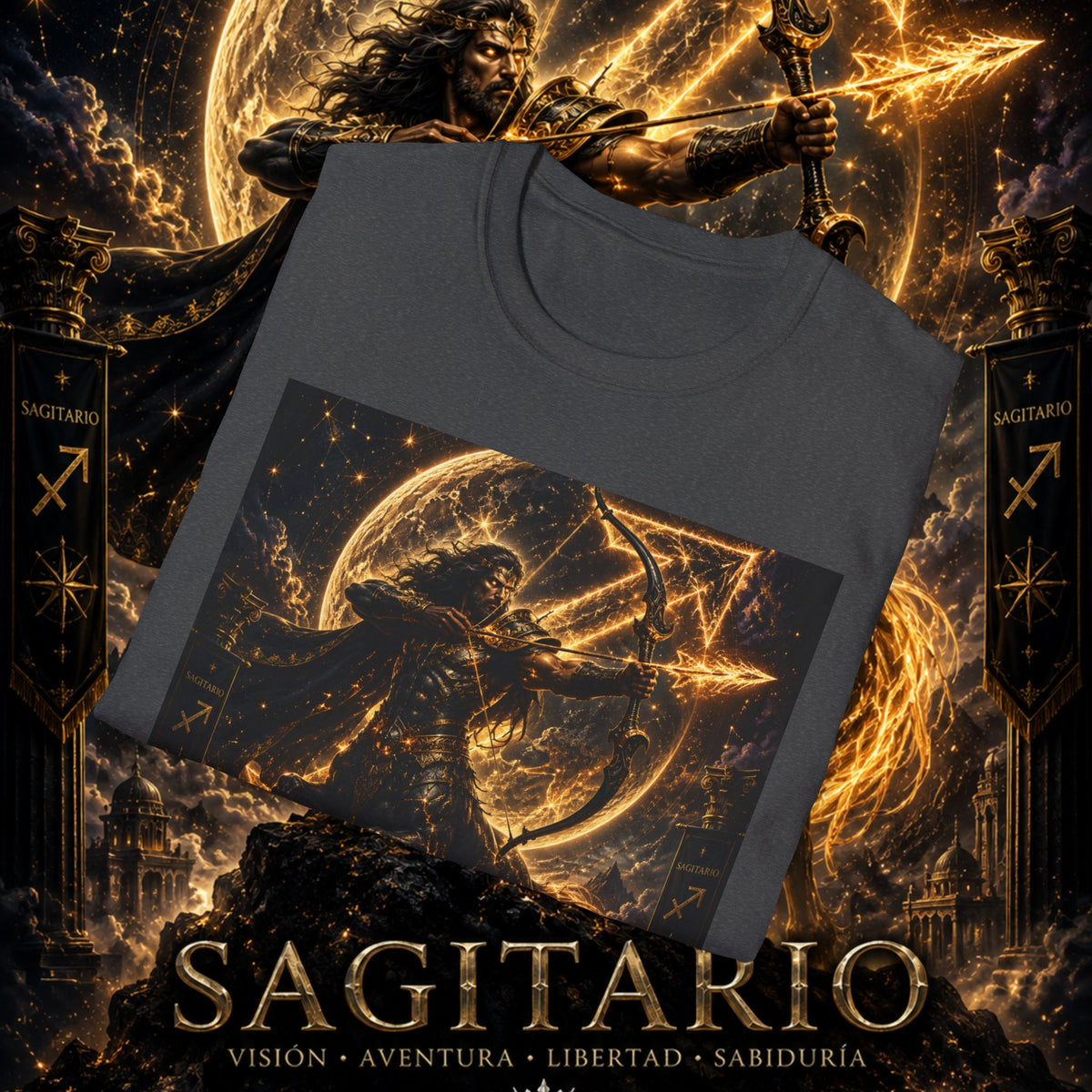 "Camiseta Sagitario – El Cazador del Horizonte"
