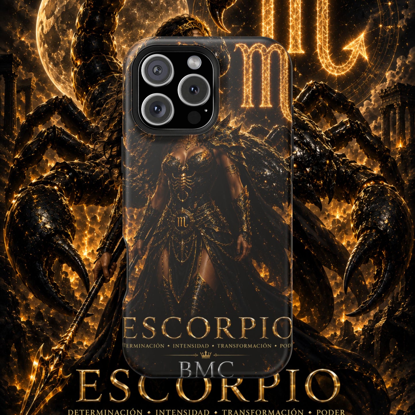 "Funda Magnética Reforzada ESCORPIO M –La Vigilante de las Sombras"