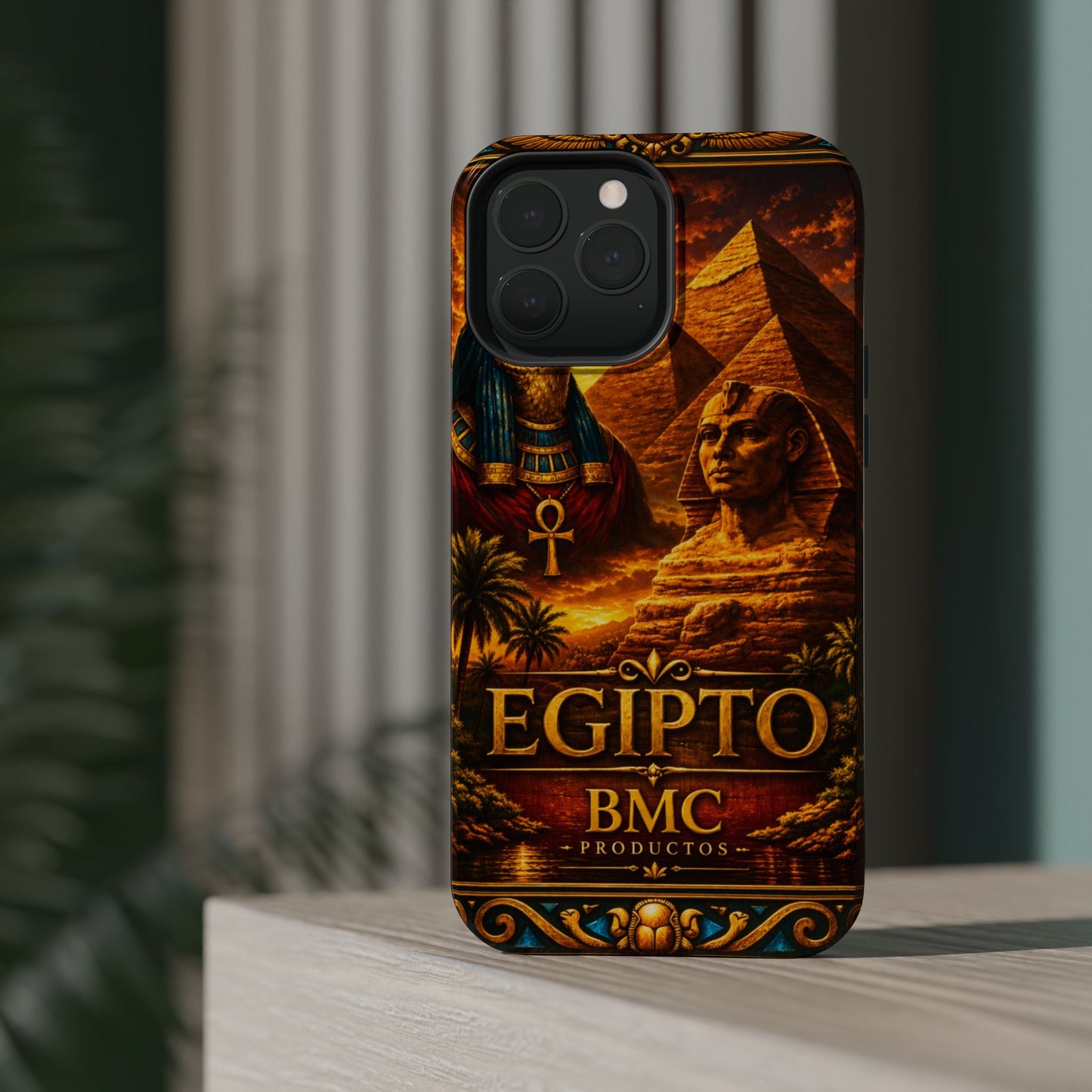 "Funda Magnética Reforzada Egipto Misterio Dorado del Nilo 🏺🌅🐫