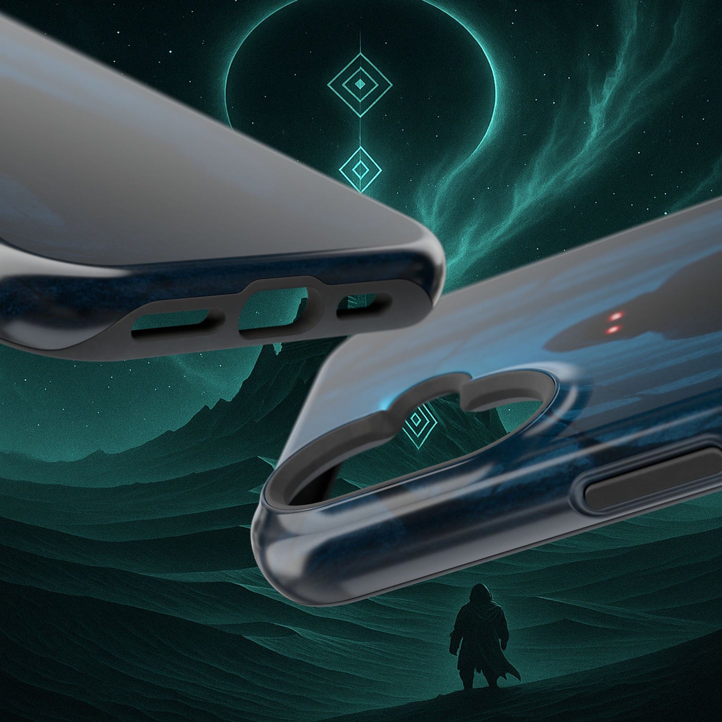 "Funda Magnética Reforzada🖤 El Vigía del Bosque Oscuro"