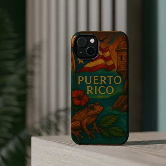 "Funda Magnética Reforzada Magnética Reforzada Puerto Rico – Ritmo, alma y color caribeño"