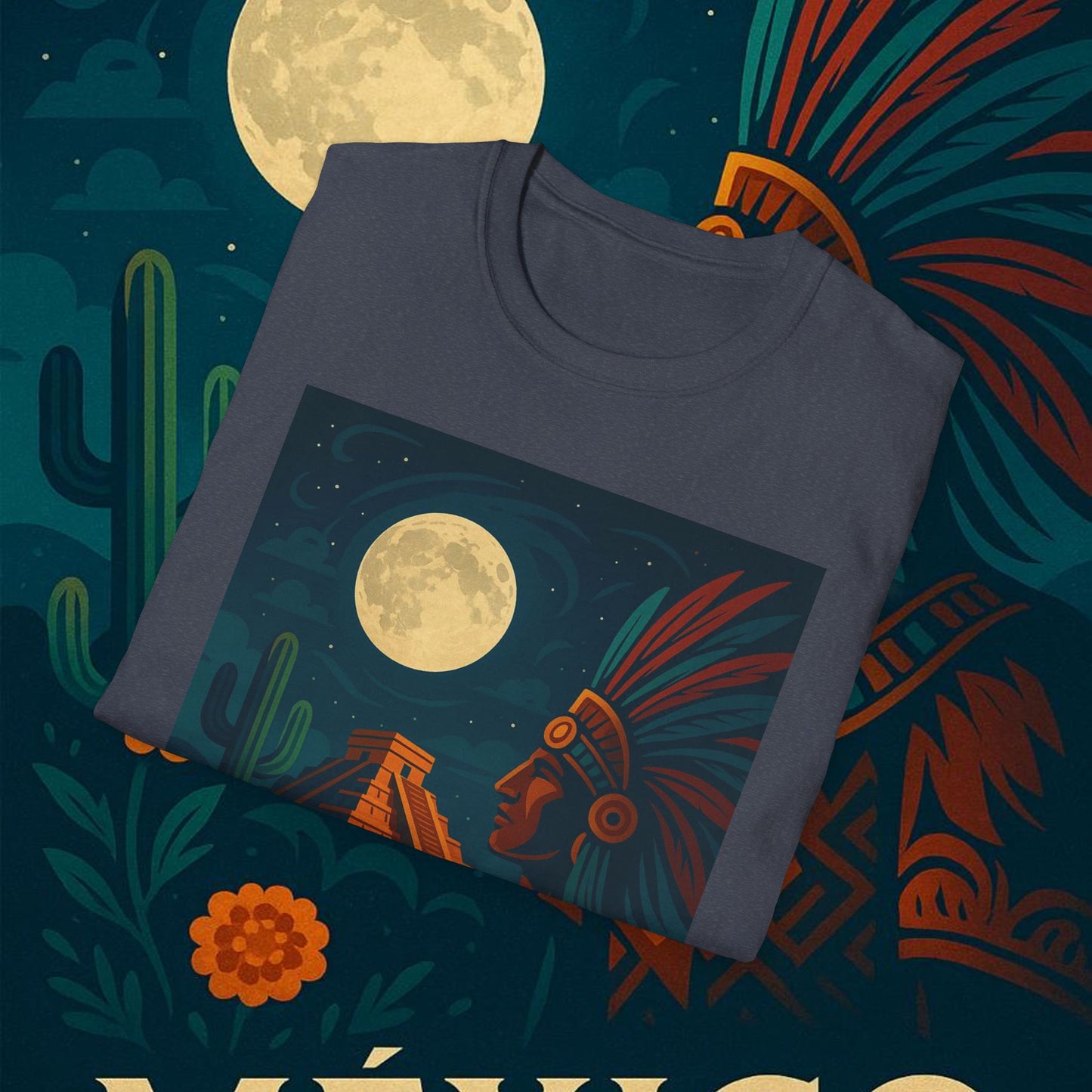 "Camiseta México: Tierra de Colores, Cultura y Corazón 🌵🎉🪅"