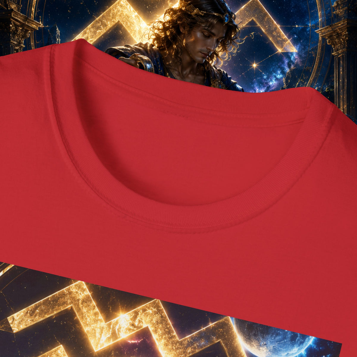 "Camiseta ♒ ACUARIO – El Visionario del Cielo y el Agua"