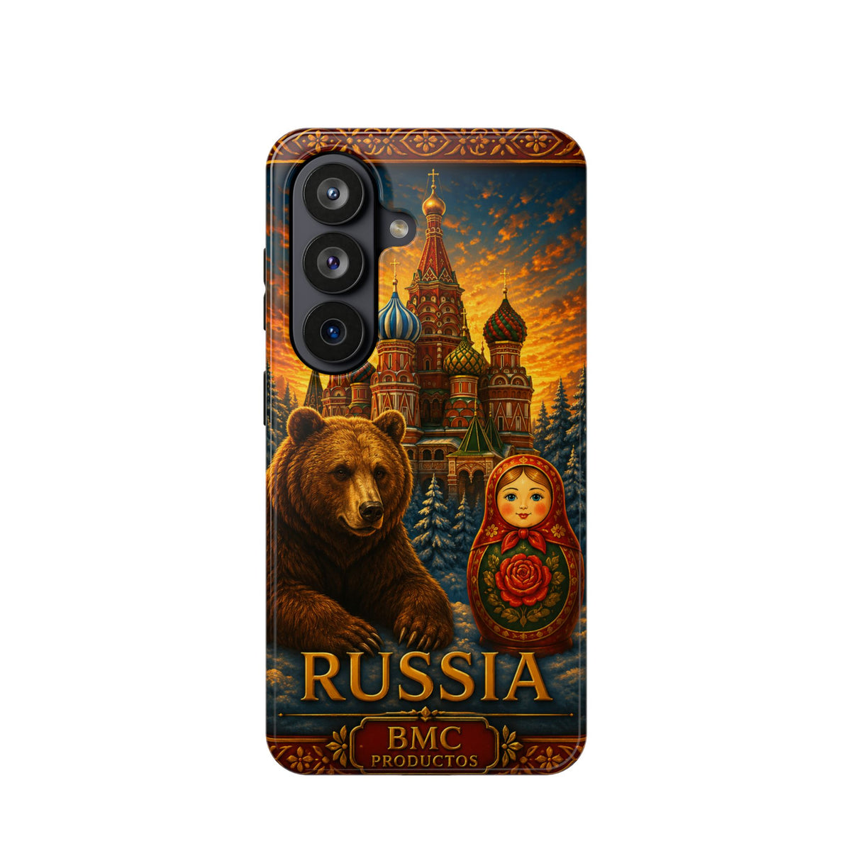 "Reinforced Magnetic Case Russia❄️ – Land of history, mystery, and grandeur"