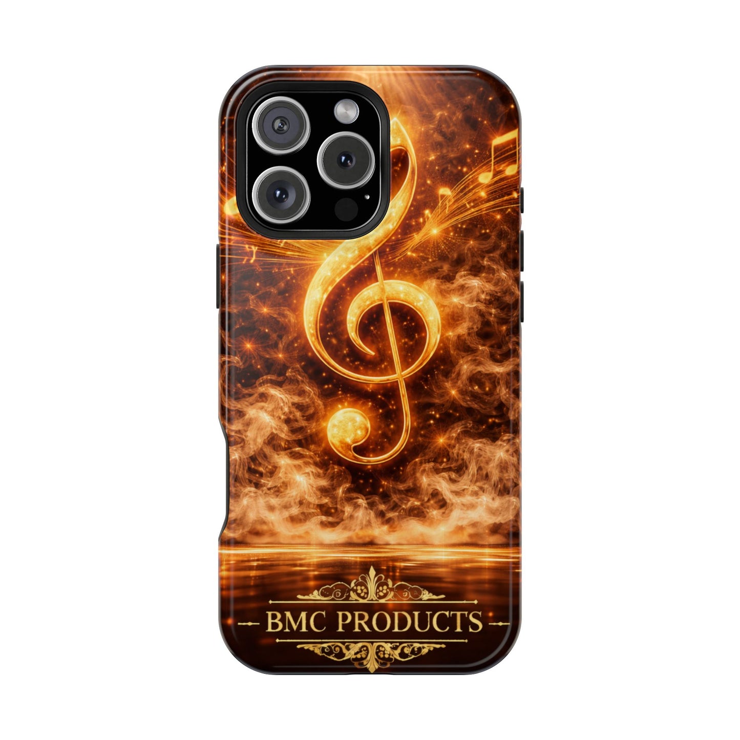 "Funda Magnética Reforzada Magnética Reforzada clave de sol 🎼🔥Donde nace una nota… nace una llama.” 🔥🎼