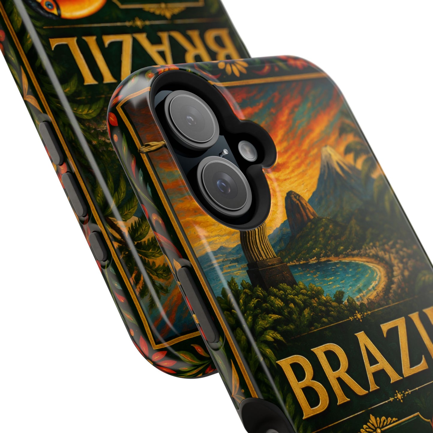"Funda Magnética Reforzada Magnética Reforzada Brasil: Ritmo, Naturaleza y Alegría Infinita 🎶🌴🏖️"
