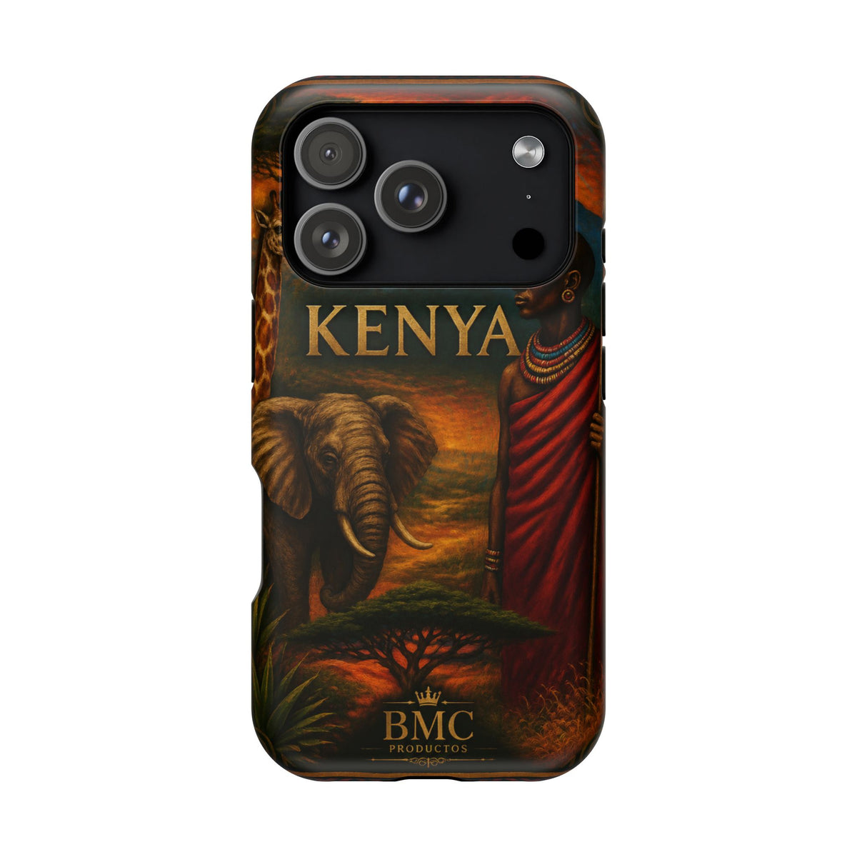 "Reinforced Magnetic Case Kenya: Wild Adventure and Land of Infinite Horizons 🦁🌄🏕️"