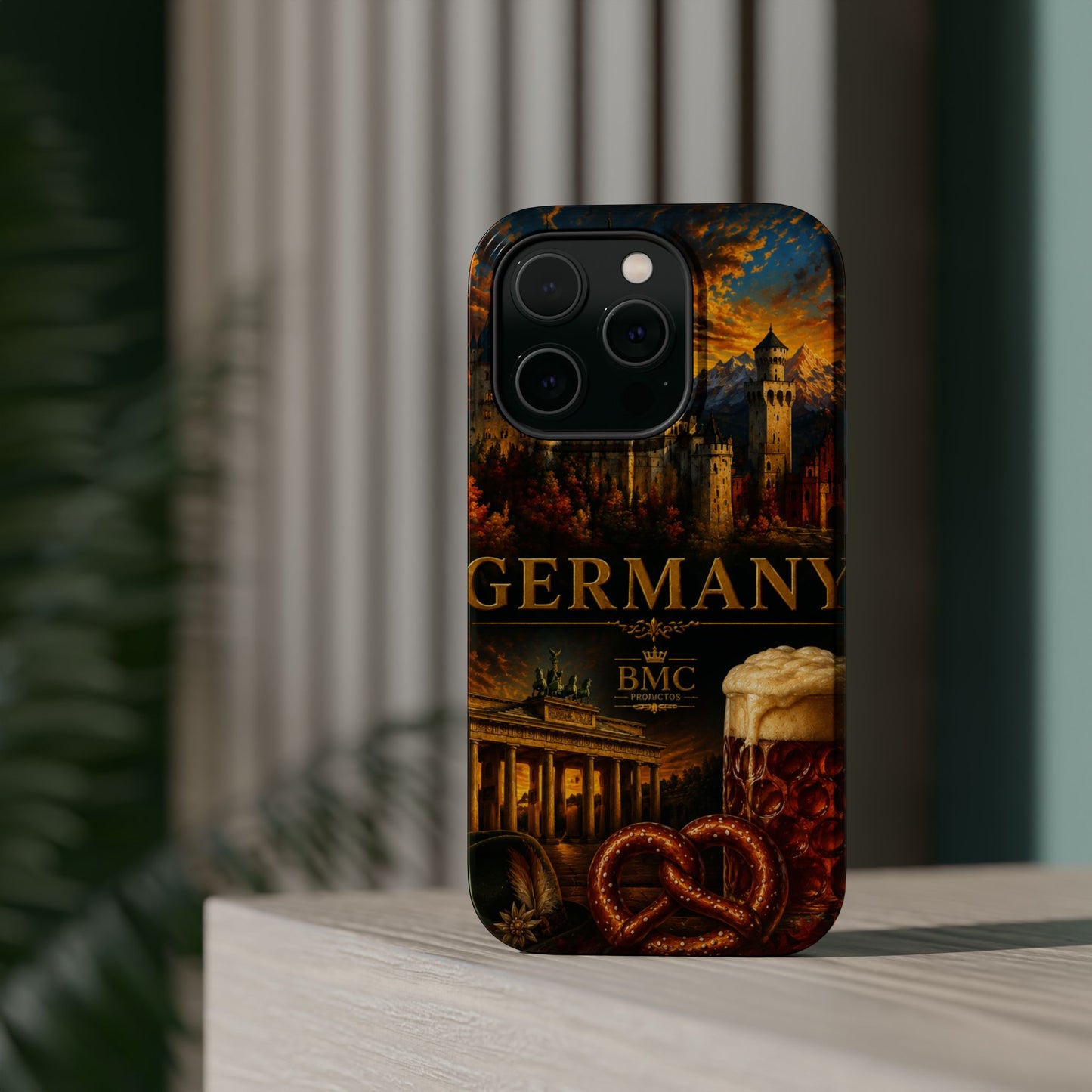 "Funda Magnética Reforzada Alemania: Fortaleza, Historia y Tradición 🎖️🏰🍺"