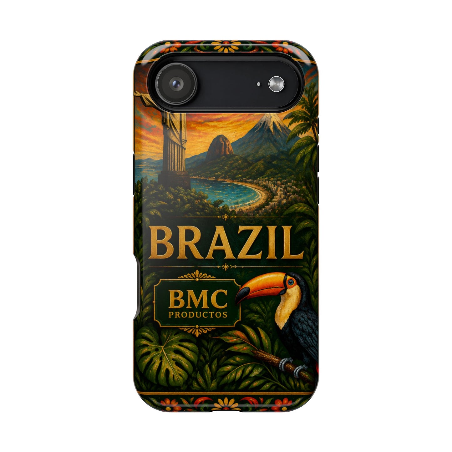 "Funda Magnética Reforzada Magnética Reforzada Brasil: Ritmo, Naturaleza y Alegría Infinita 🎶🌴🏖️"