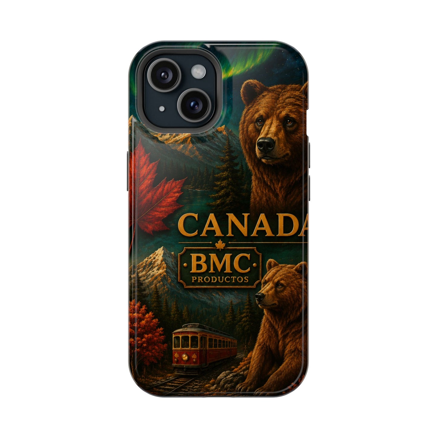 "Funda Magnética Reforzada Magnética Reforzada Canadá: Naturaleza Majestuosa y Espíritu Libre 🍁🏞️🦌"