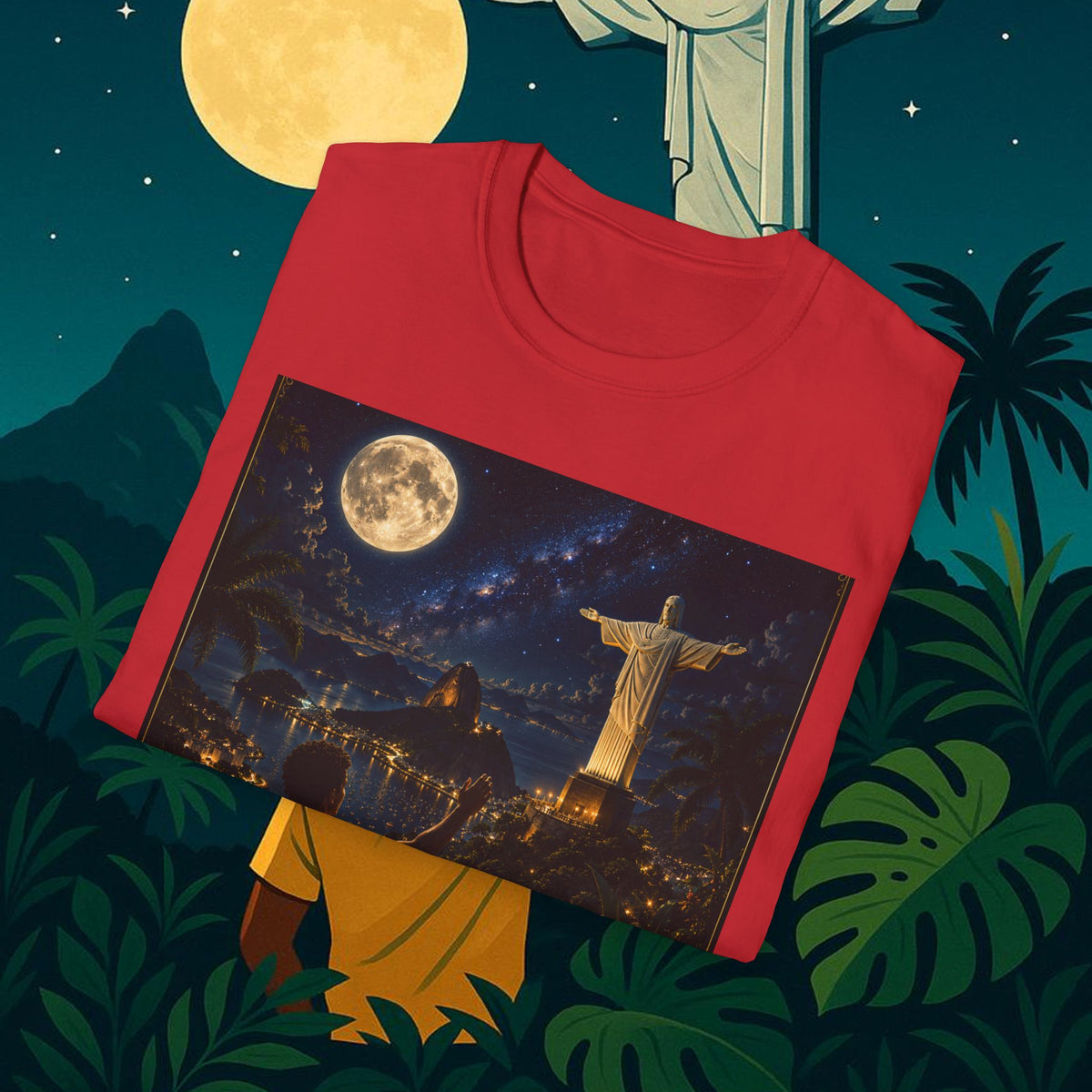 "Camiseta Brasil: Ritmo, Naturaleza y Alegría Infinita 🎶🌴🏖️"