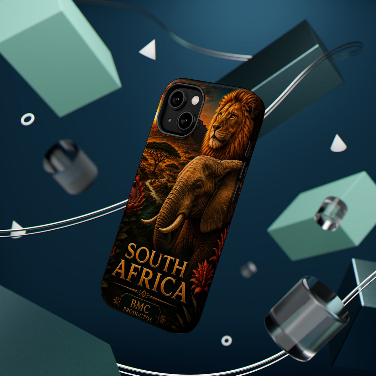 "Reinforced Magnetic Case South Africa 🌍 – A world of adventure and diversity"