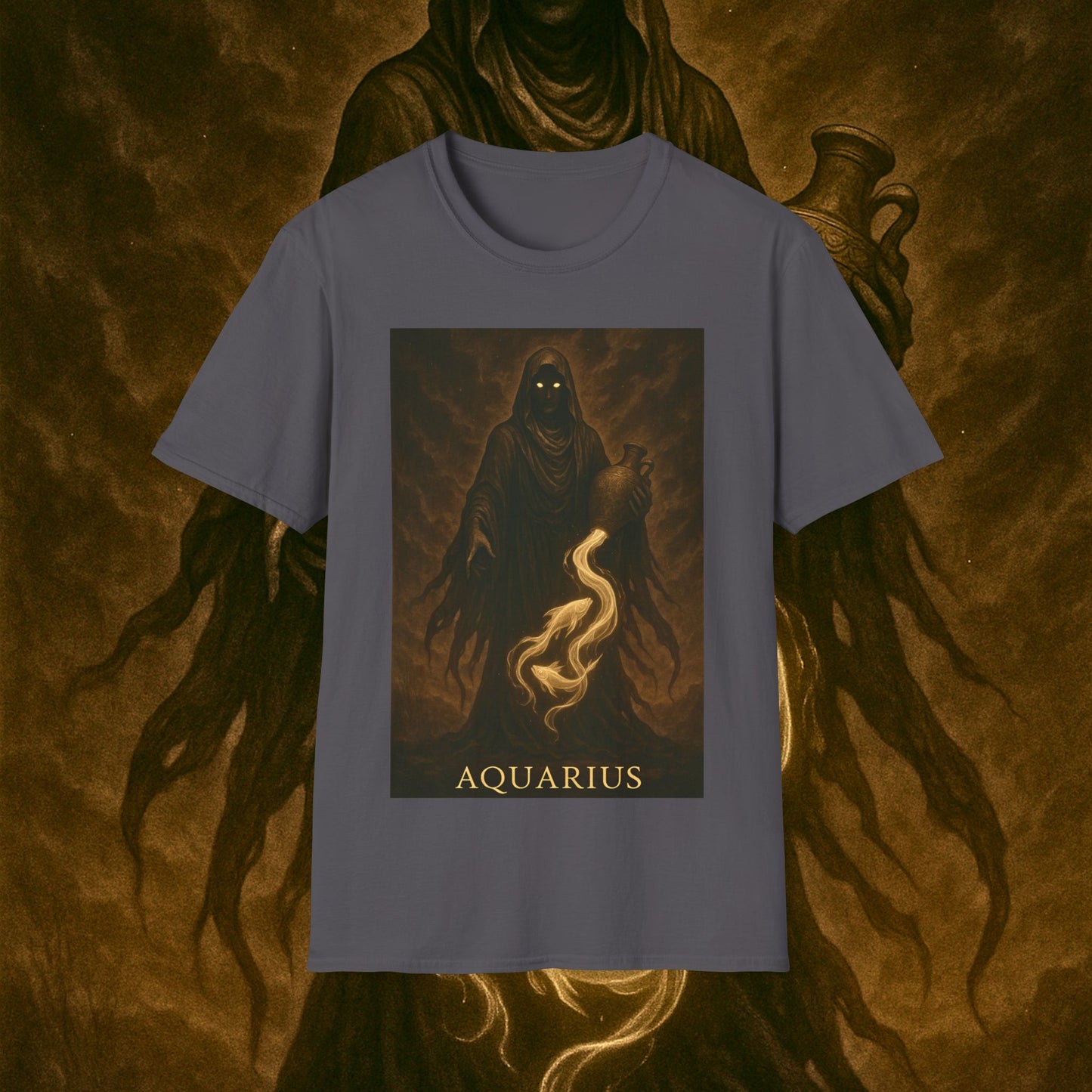 "Camiseta ♒ ACUARIO – El Visionario del Cielo y el Agua"