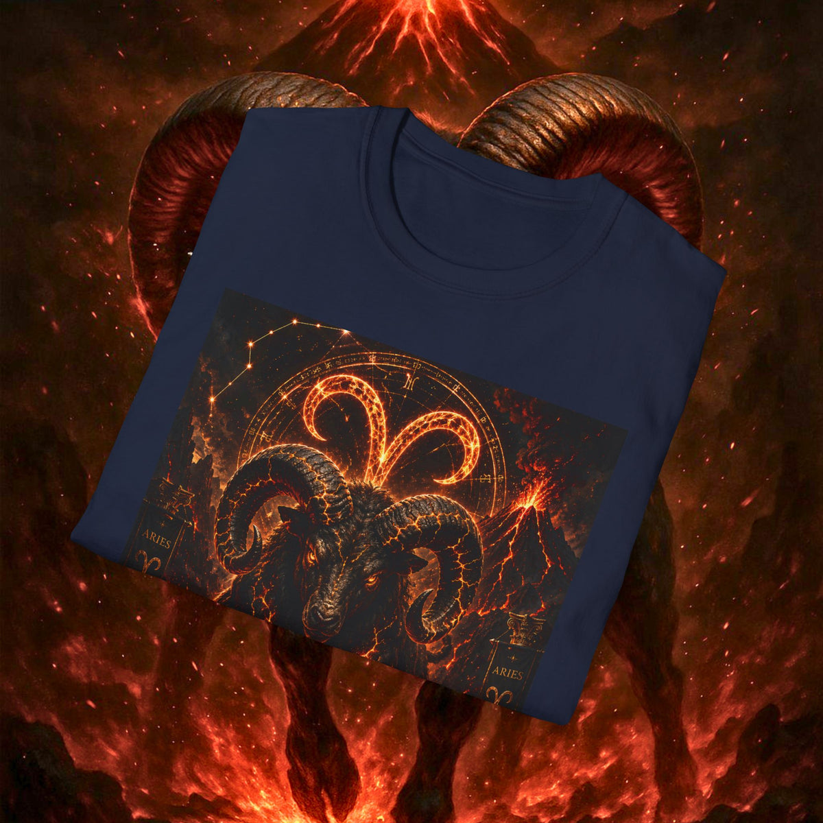 "Camiseta ♈ Aries — Espíritu de fuego"