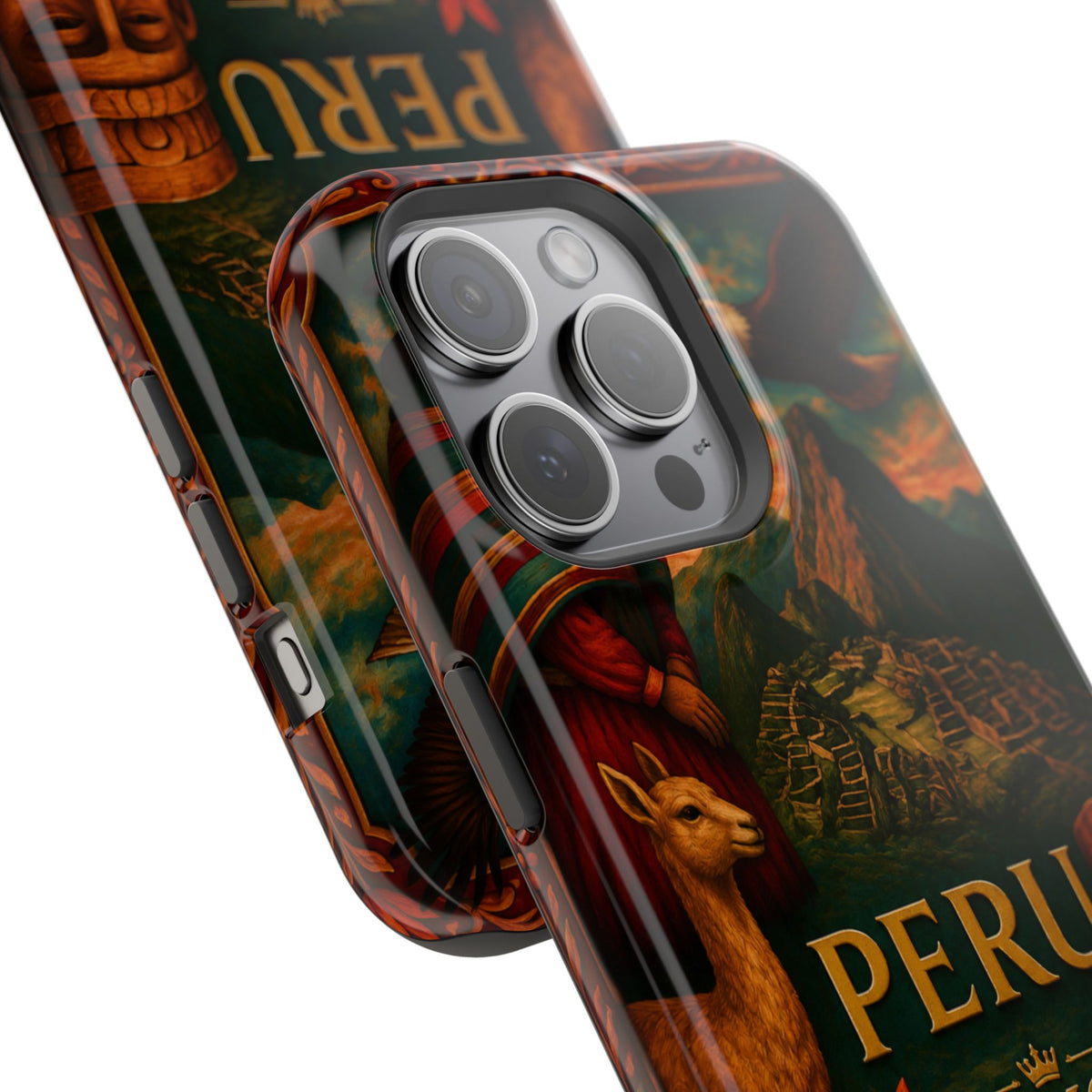 "Peru: Mysticism, History, and Eternal Wonders Reinforced Magnetic Case 🏔️🦙🛕"