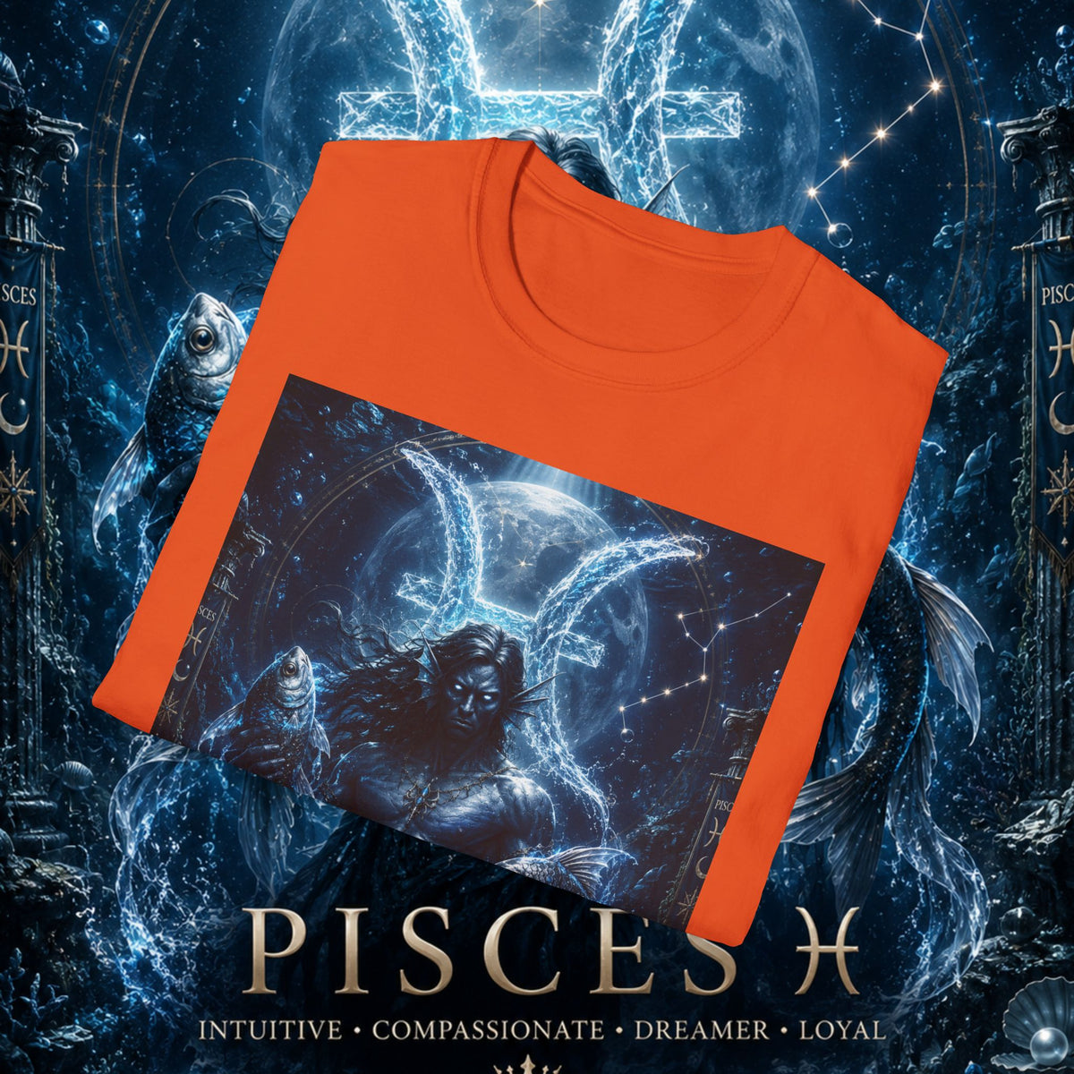 "Camiseta Piscis — El Guardián de las Profundidades"