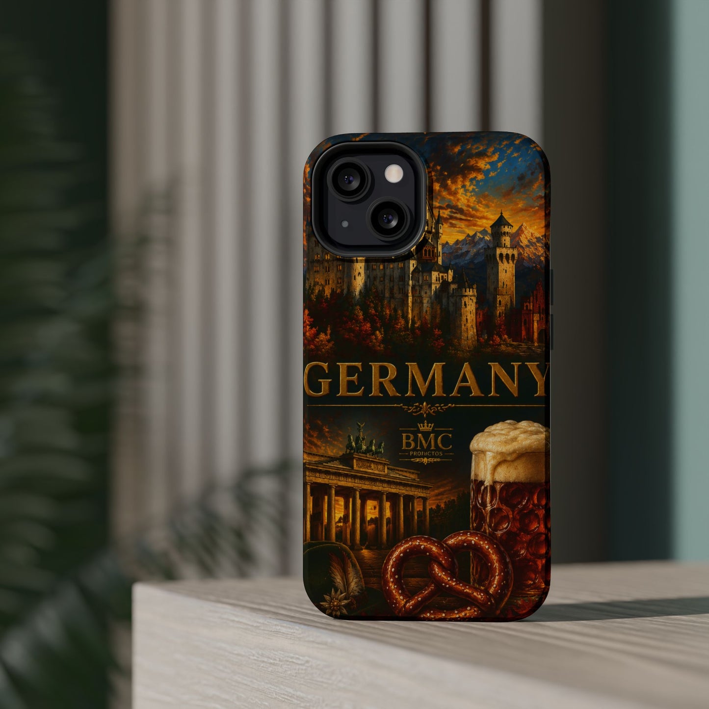 "Funda Magnética Reforzada Alemania: Fortaleza, Historia y Tradición 🎖️🏰🍺"