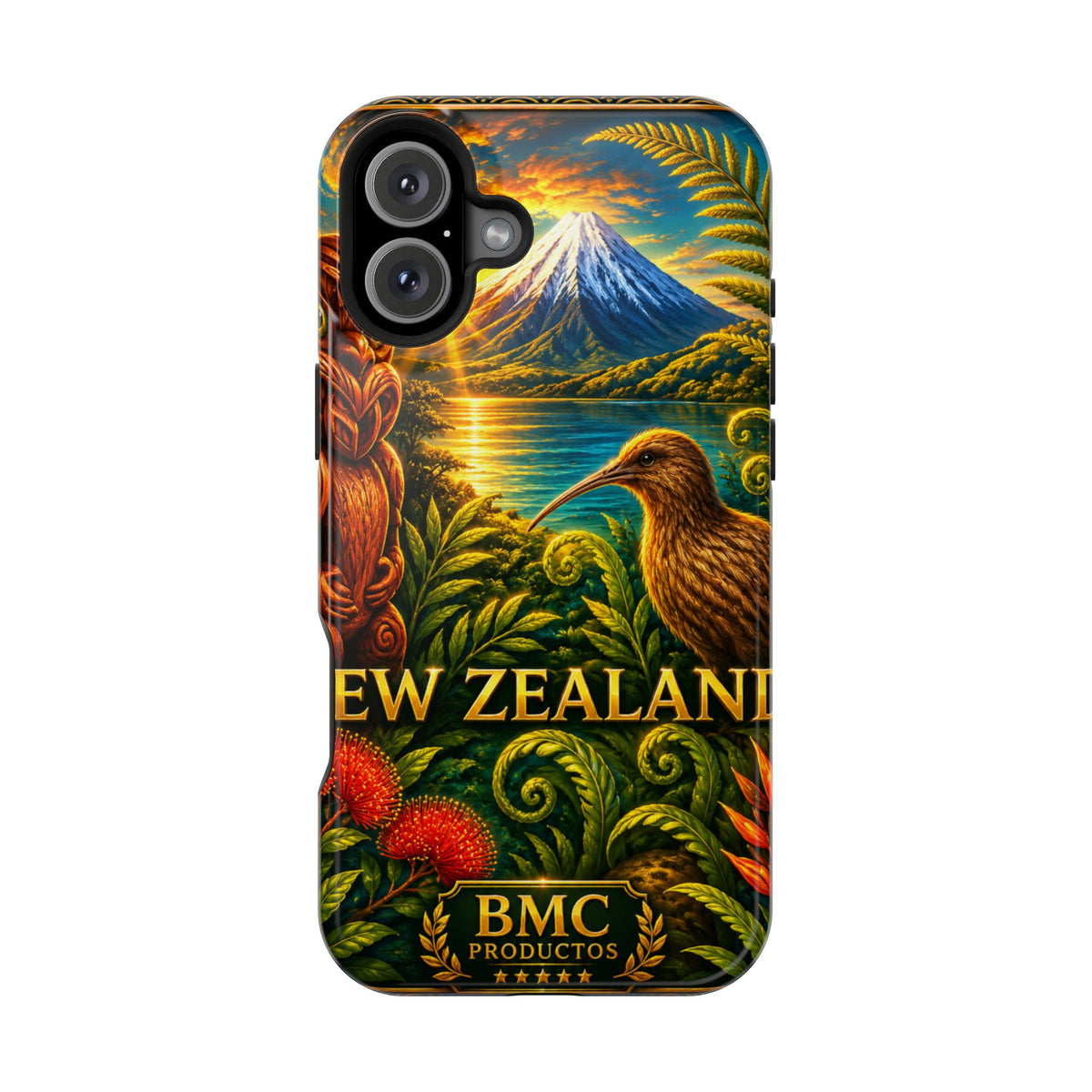 "New Zealand Reinforced Magnetic Case🏞️ – A paradise of nature and adventure"