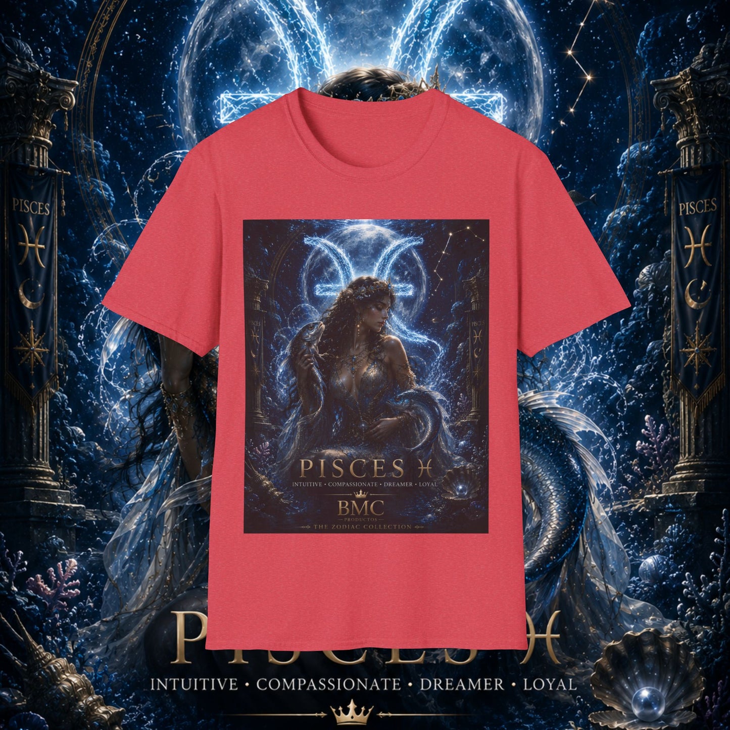 "Camiseta Piscis M — La Guardiana de las Profundidades"