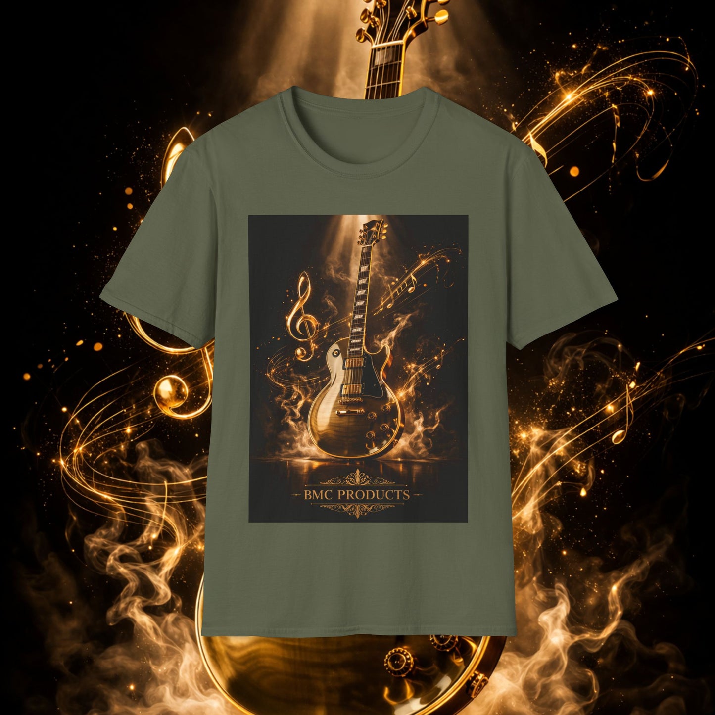 "Camiseta guitarra 🎸🔥Donde vibra una cuerda, nace una llamarada.” 🔥🎸