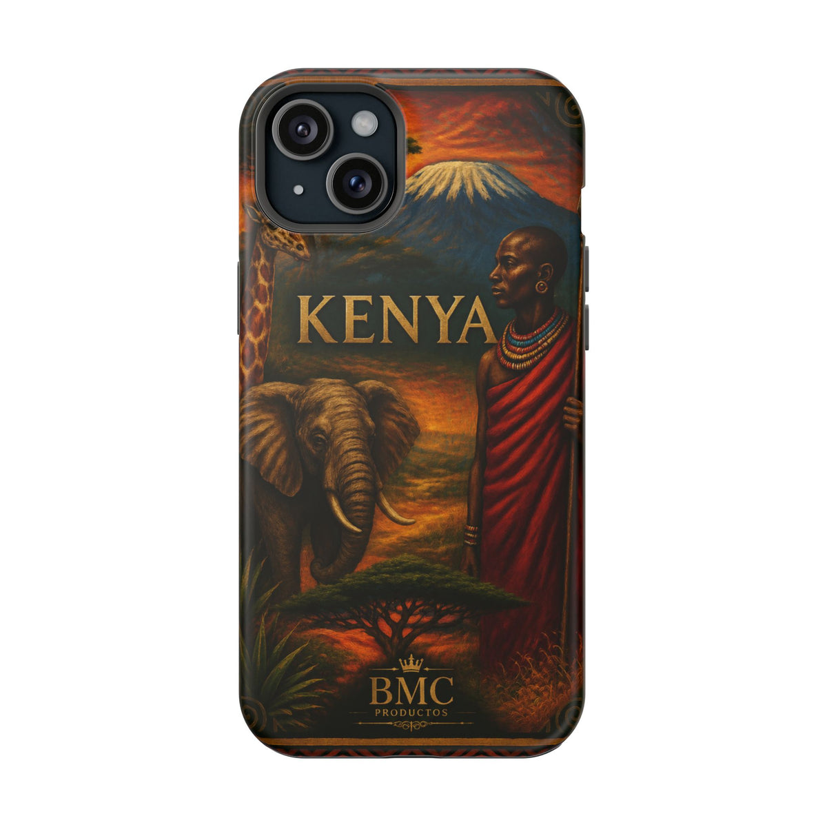 "Reinforced Magnetic Case Kenya: Wild Adventure and Land of Infinite Horizons 🦁🌄🏕️"