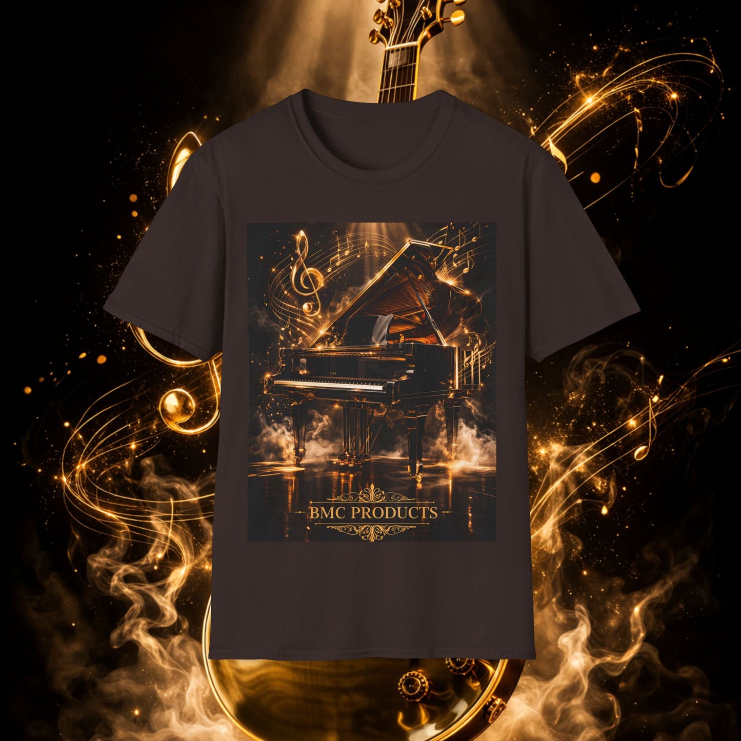 "Camiseta guitarra 🎸🔥Donde vibra una cuerda, nace una llamarada.” 🔥🎸