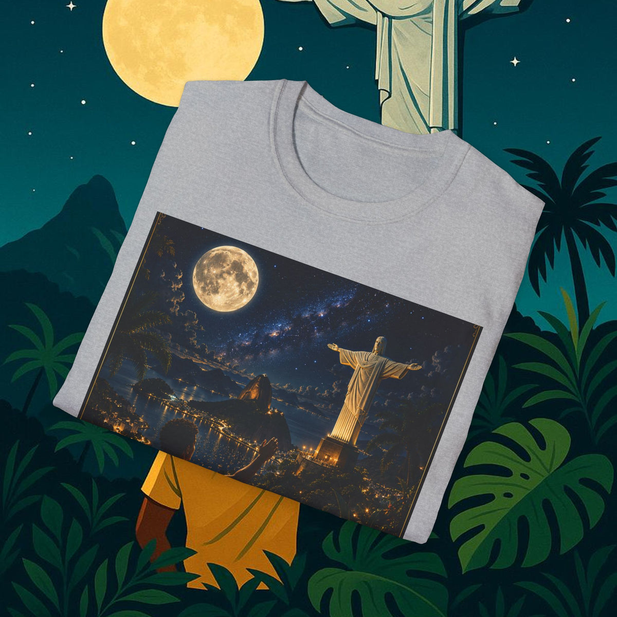 "Camiseta Brasil: Ritmo, Naturaleza y Alegría Infinita 🎶🌴🏖️"