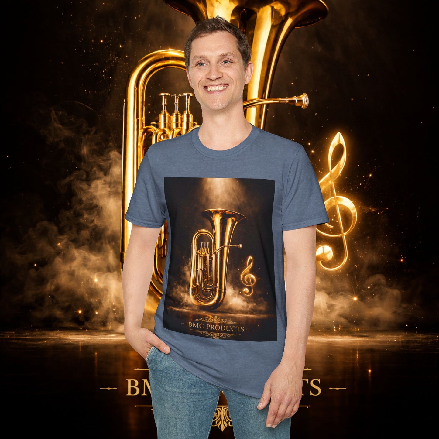 "Camiseta Tuba 🎺🔥 Cuando el alma suena, todo arde.”
