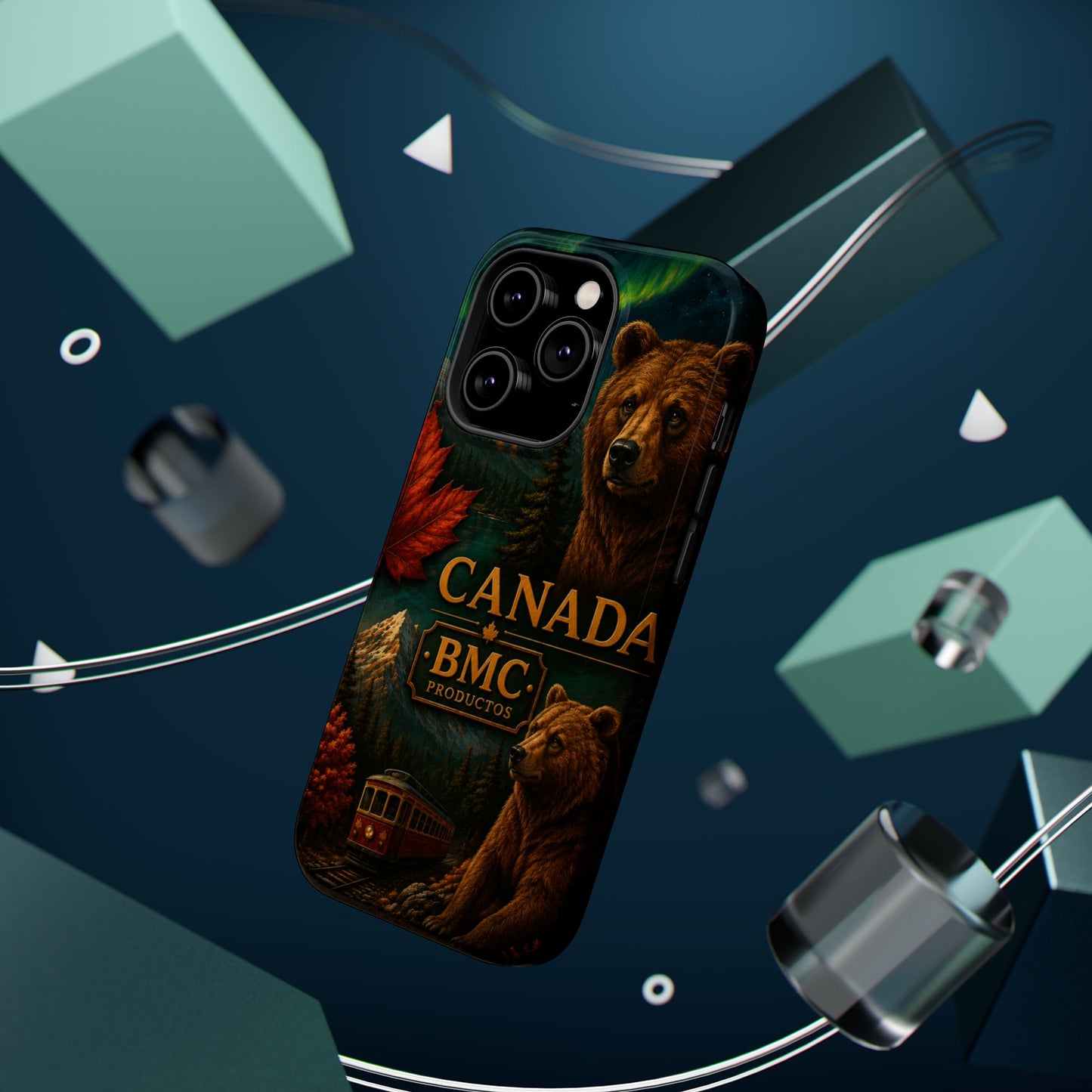 "Funda Magnética Reforzada Magnética Reforzada Canadá: Naturaleza Majestuosa y Espíritu Libre 🍁🏞️🦌"