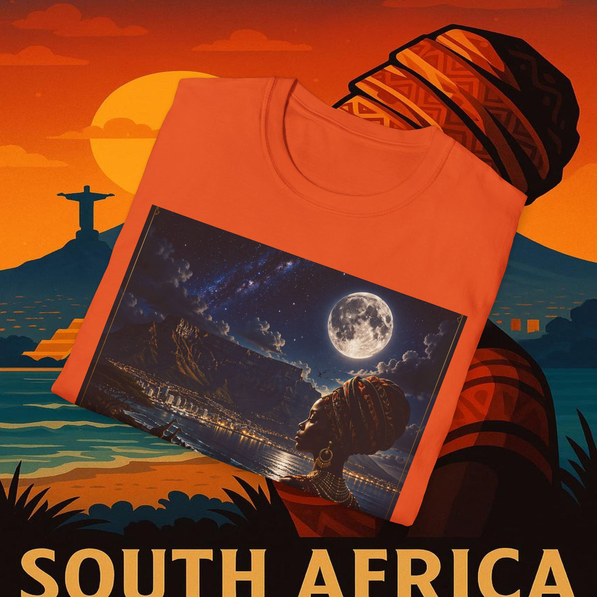 "Camiseta Sudáfrica 🌍 – Un mundo de aventuras y diversidad"
