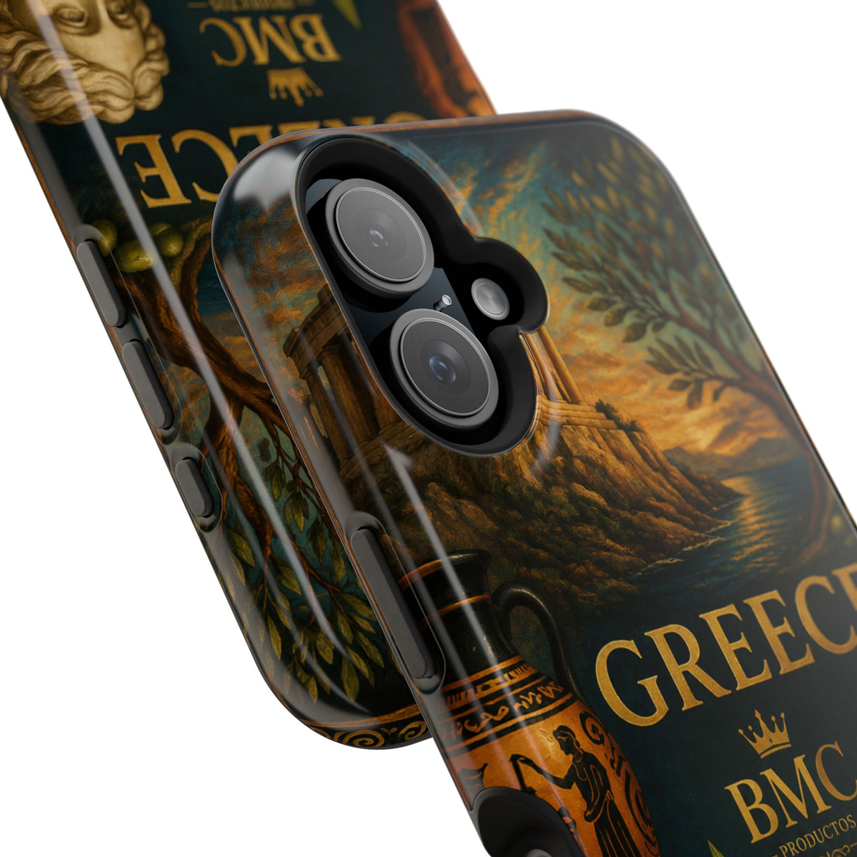 "Funda Magnética Reforzada Magnética Reforzada Grecia: Cuna de Dioses, Maravillas y Filosofía 🌊🏛️⚡"