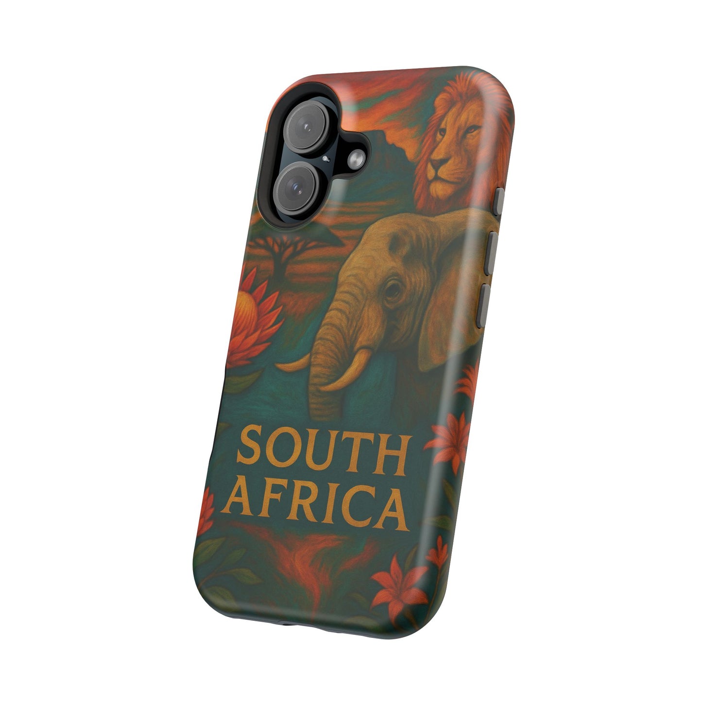 "Funda Magnética Reforzada Magnética Reforzada Sudáfrica 🌍 – Un mundo de aventuras y diversidad"