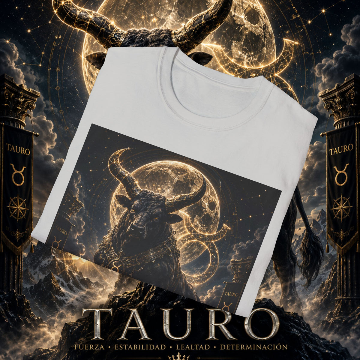 "Camiseta ♉ Tauro — Fuerza silenciosa de la tierra"