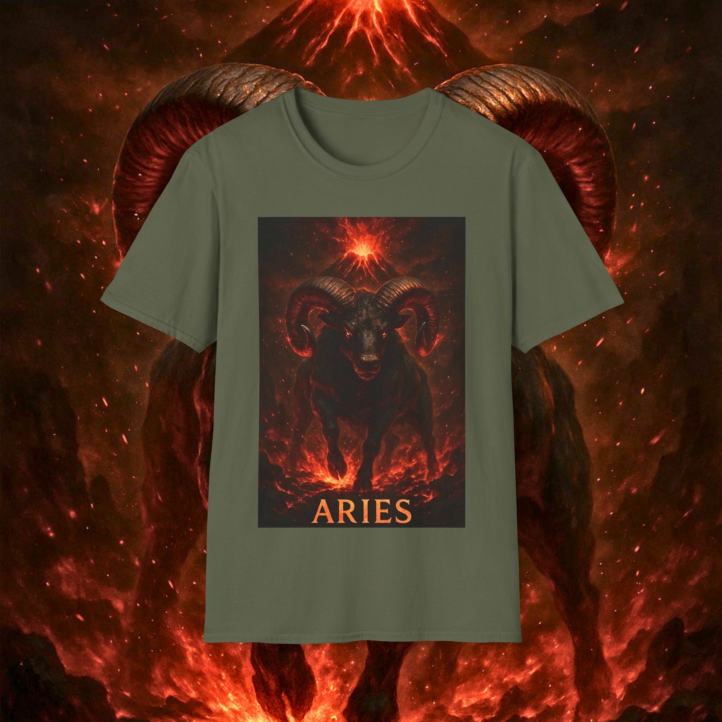 "Camiseta ♈ Aries — Espíritu de fuego"
