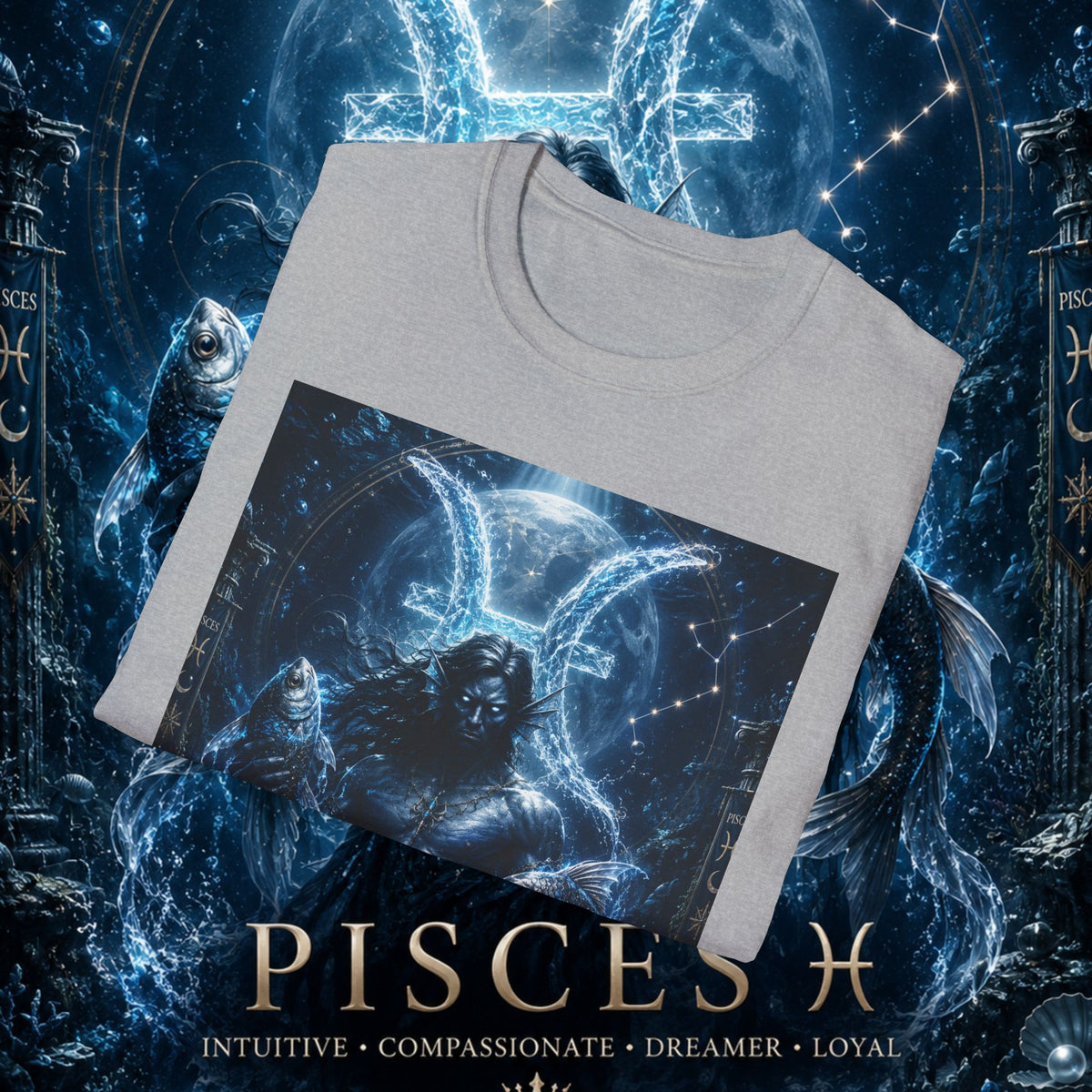 "Camiseta Piscis — El Guardián de las Profundidades"