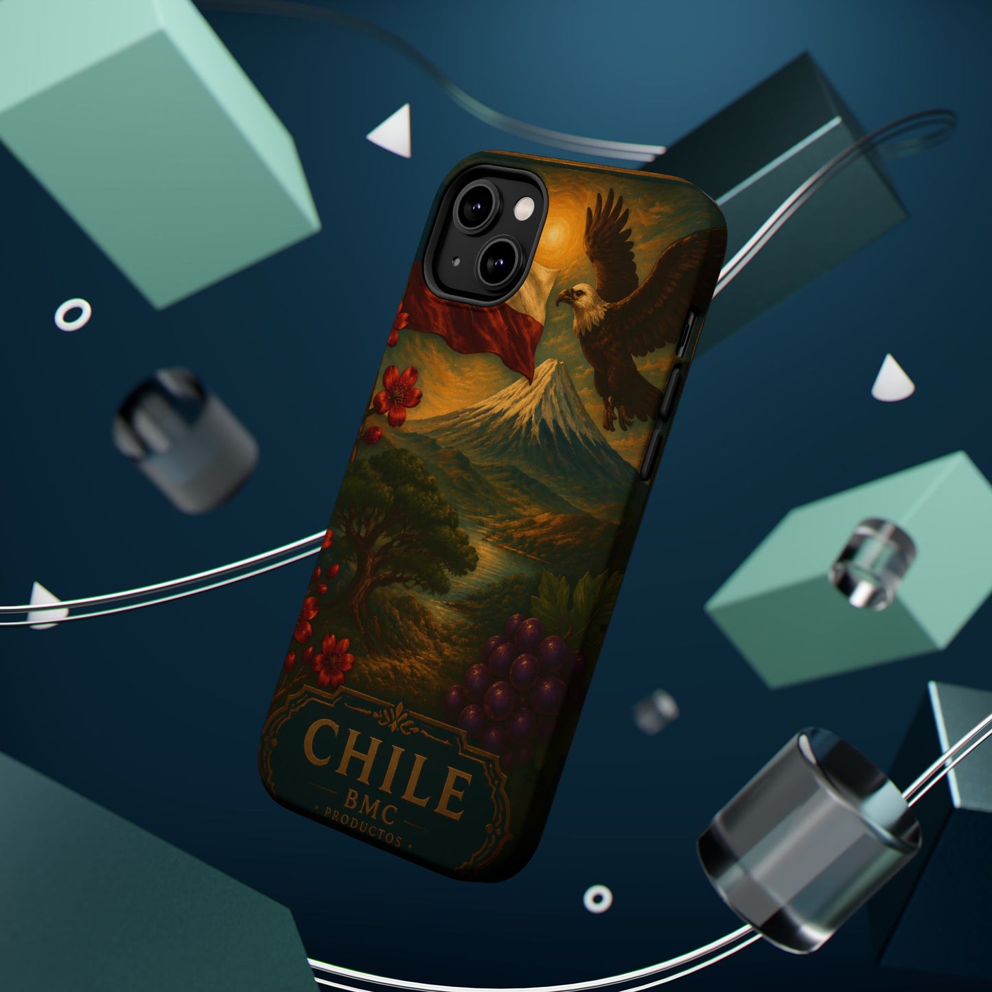 "Funda Magnética Reforzada Magnética Reforzada Chile: Naturaleza Indómita y Horizontes Eternos 🏔️🍇🏜️"