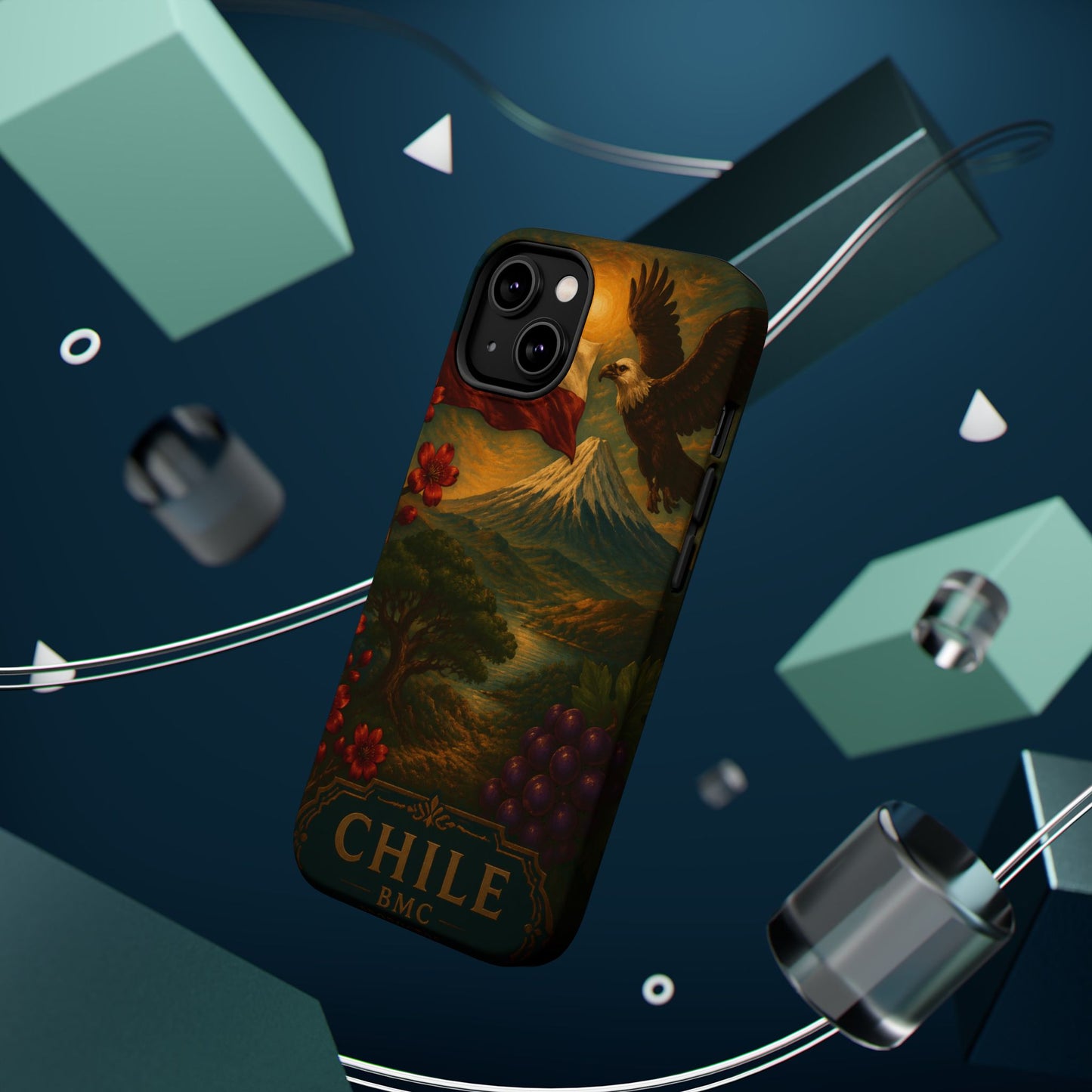 "Funda Magnética Reforzada Magnética Reforzada Chile: Naturaleza Indómita y Horizontes Eternos 🏔️🍇🏜️"