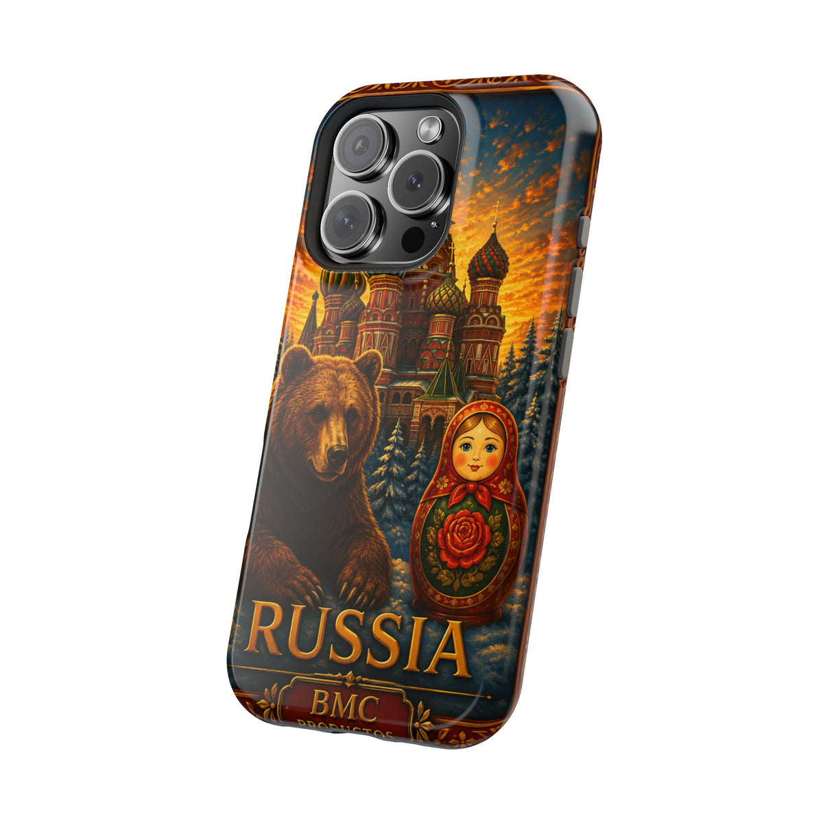 "Reinforced Magnetic Case Russia❄️ – Land of history, mystery, and grandeur"