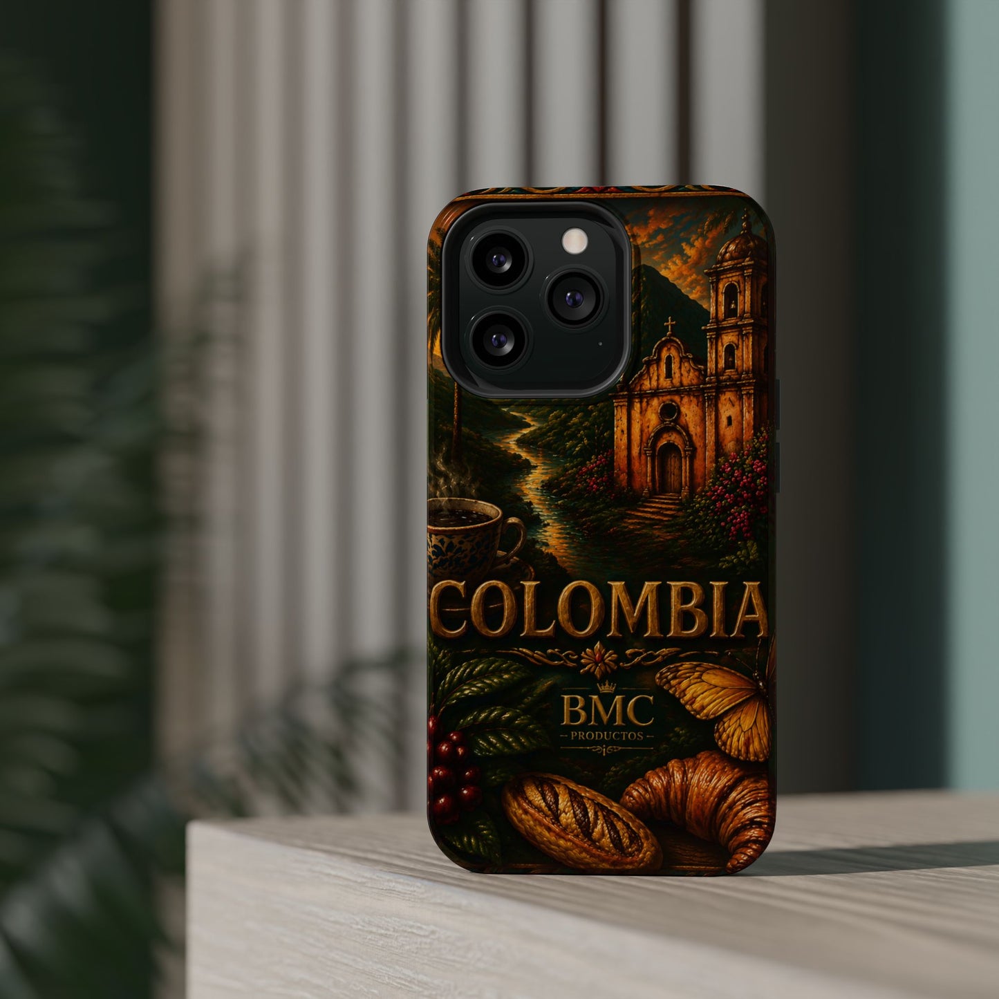 "Funda Magnética Reforzada Colombia: Magia de Colores, Café y Tradición ☕🎨🌄"