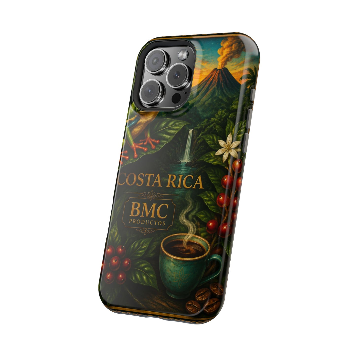 "Funda Magnética Reforzada Magnética Reforzada Costa Rica: Pura Vida entre Volcanes y Selvas 🌋🌴🦜"
