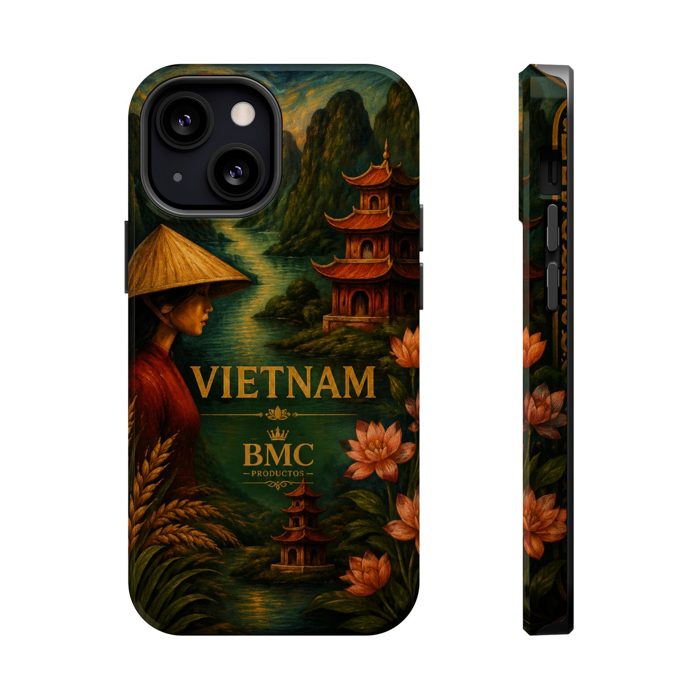"Funda Magnética Reforzada Magnética Reforzada  Vietnam: Tradición, Naturaleza y Leyendas Ancestrales 🎋🏯🐉"