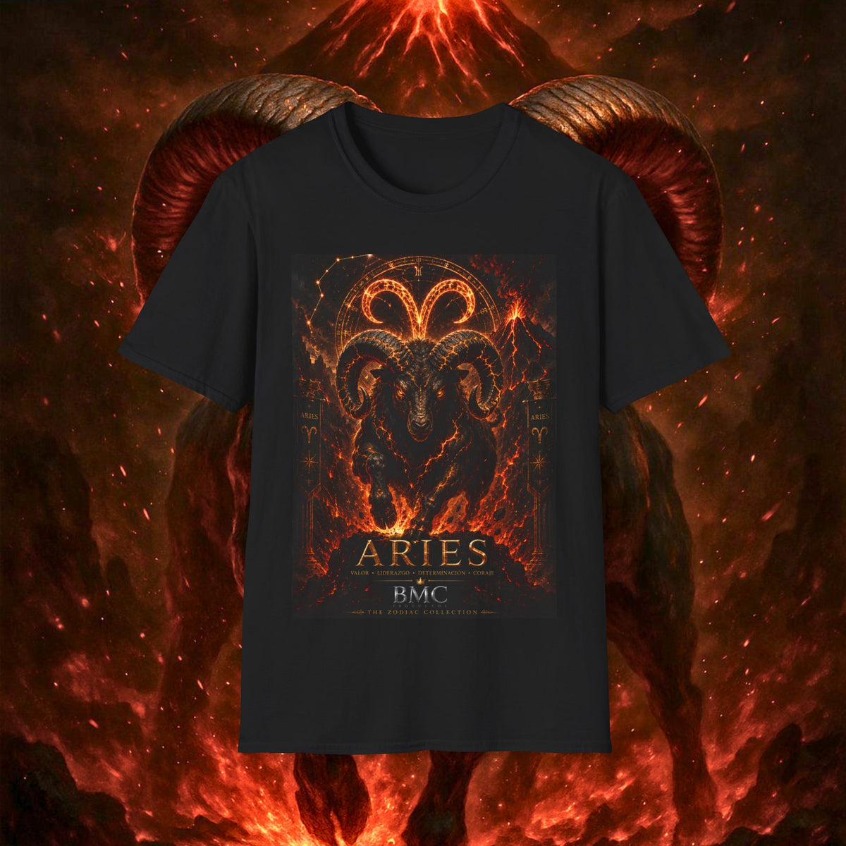 "Camiseta ♈ Aries — Espíritu de fuego"