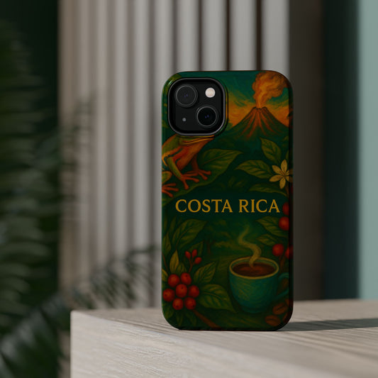 "Funda Magnética Reforzada Magnética Reforzada Costa Rica: Pura Vida entre Volcanes y Selvas 🌋🌴🦜"