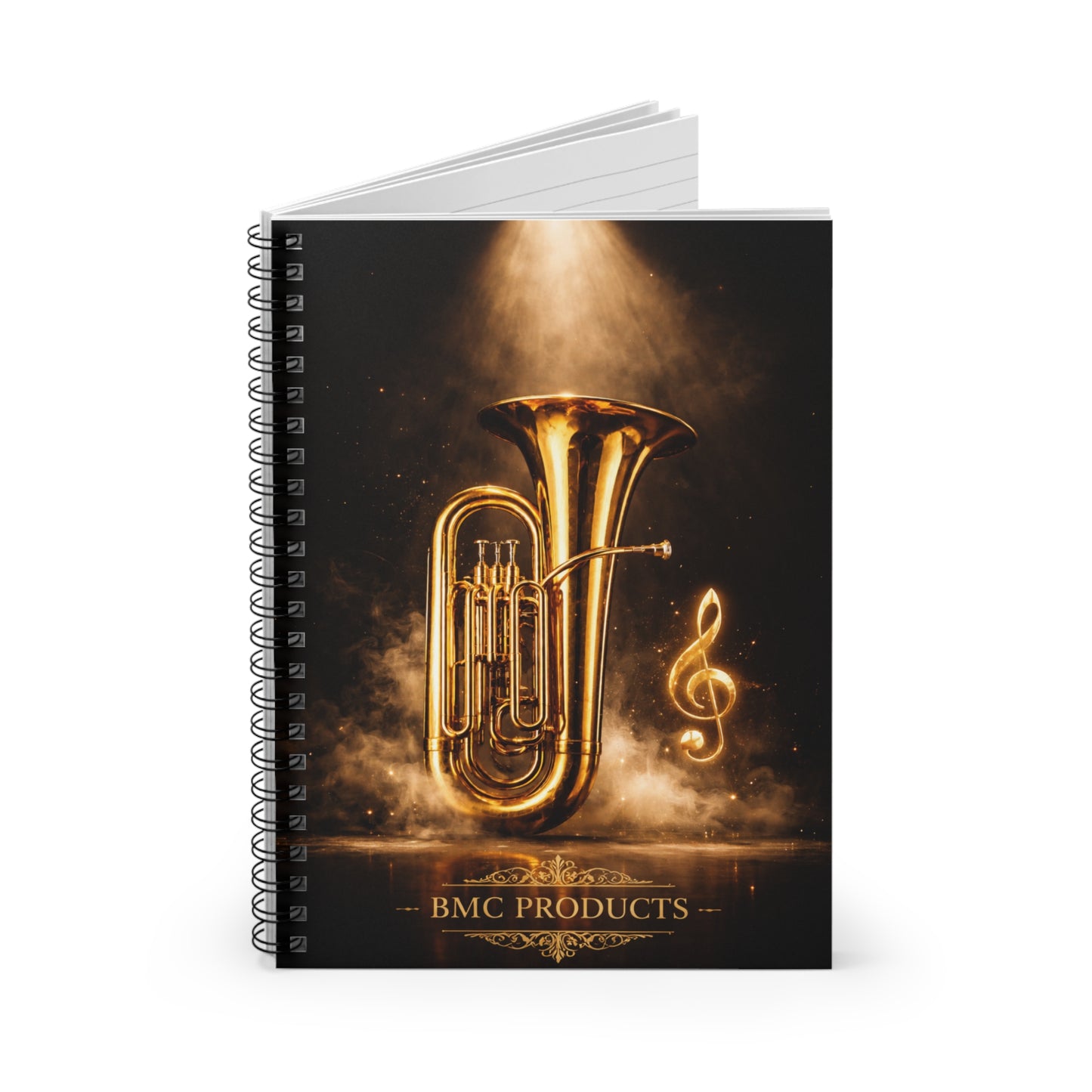 "libreta Tuba 🎺🔥 Cuando el alma suena, todo arde.”