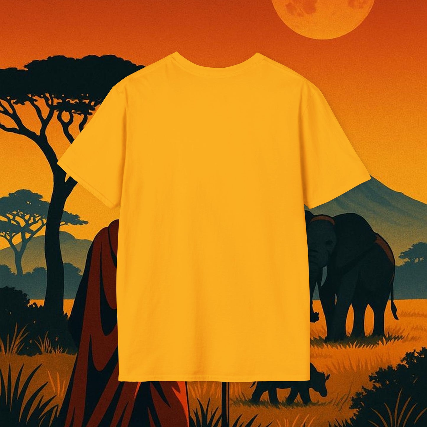 "Camiseta Kenia: Aventura Salvaje y Tierra de Horizontes Infinitos 🦁🌄🏕️"