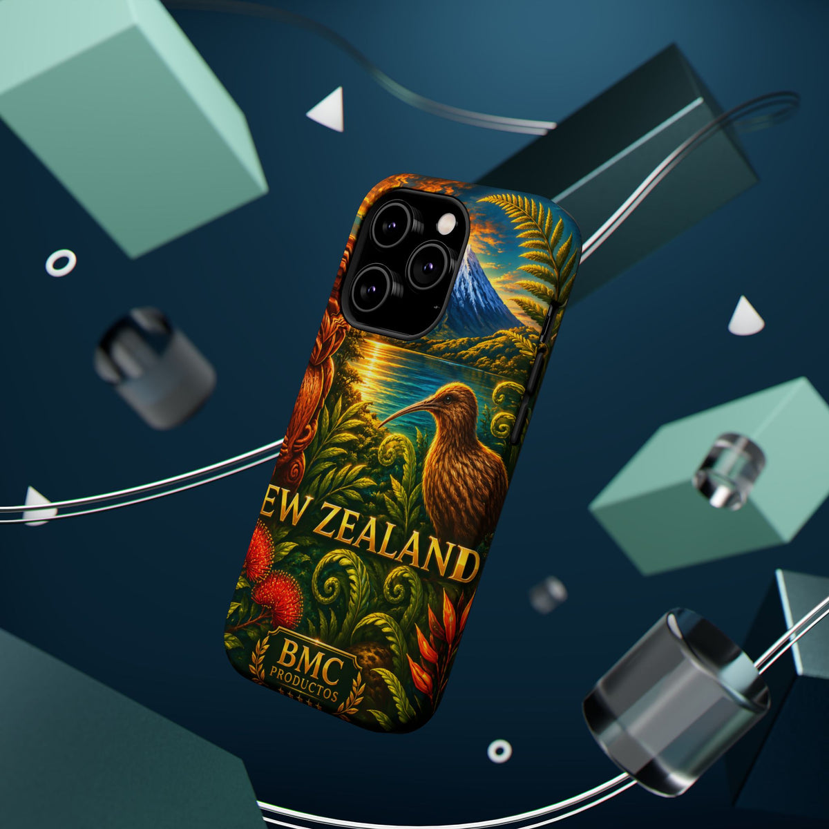 "New Zealand Reinforced Magnetic Case🏞️ – A paradise of nature and adventure"