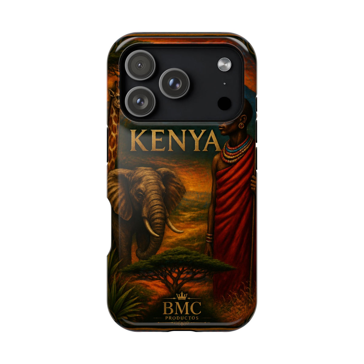 "Reinforced Magnetic Case Kenya: Wild Adventure and Land of Infinite Horizons 🦁🌄🏕️"