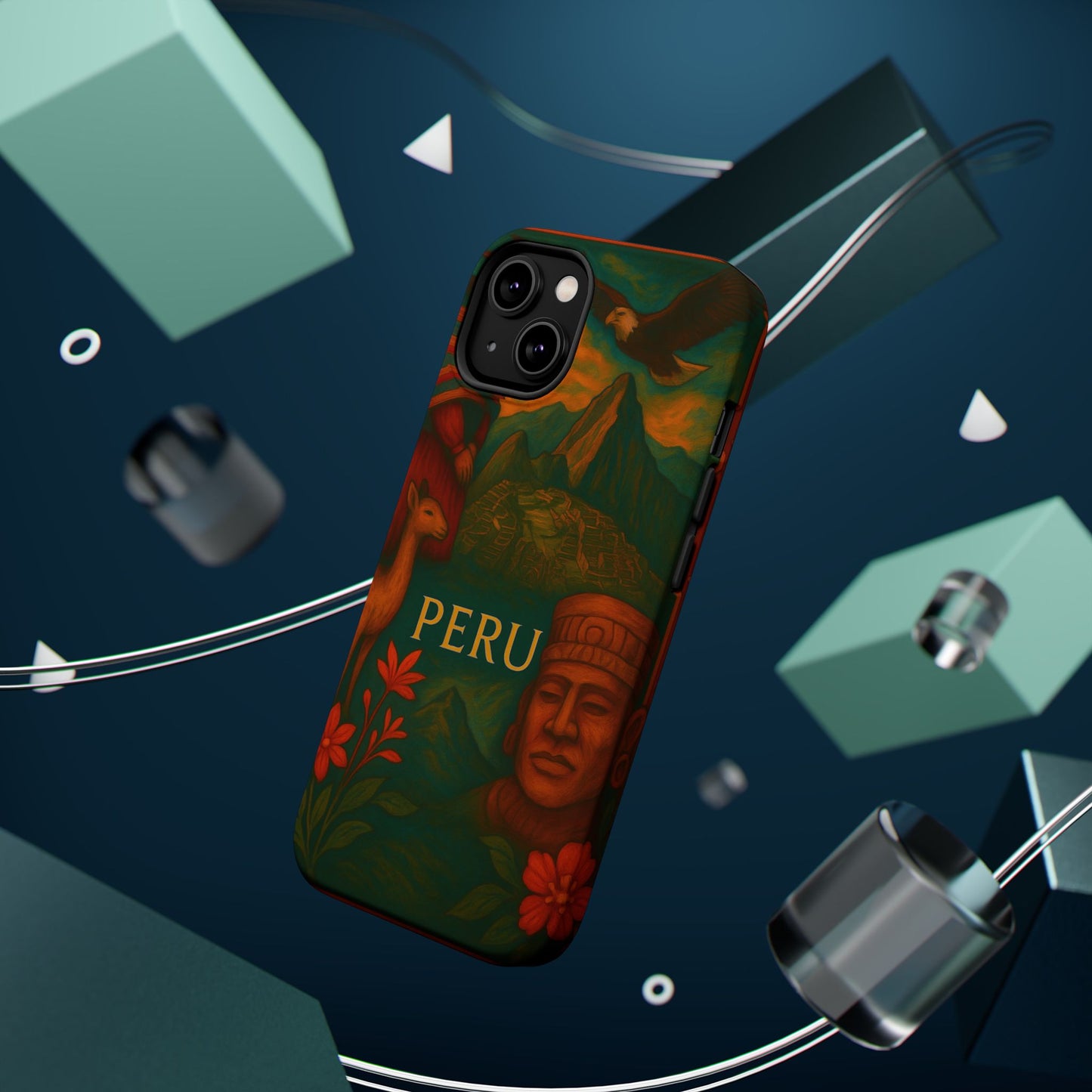 "Funda Magnética Reforzada Perú: Misticismo, Historia y Maravillas Eternas 🏔️🦙🛕"